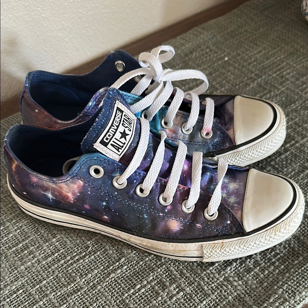 Converse Satin Galaxy Print Sneakers